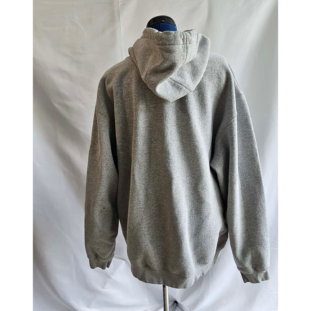 Workwear Carhartt K288 Heather Gray Logo Sleeve Hoodie 2XL - Picture 2 of 8